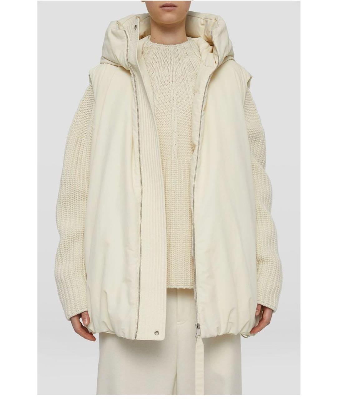 JIL SANDER Бежевый жилет, фото 2