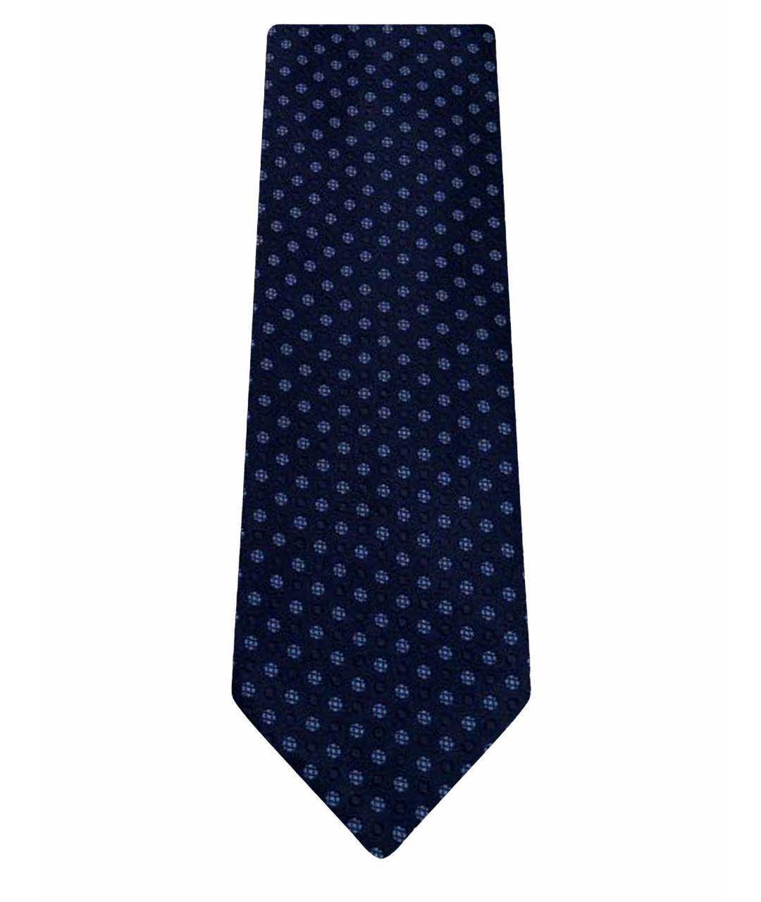 ERMENEGILDO ZEGNA XXX Синий шелковый галстук, фото 1