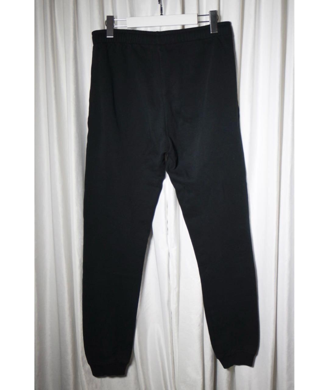 VETEMENTS Черные хлопковые повседневные брюки, фото 2