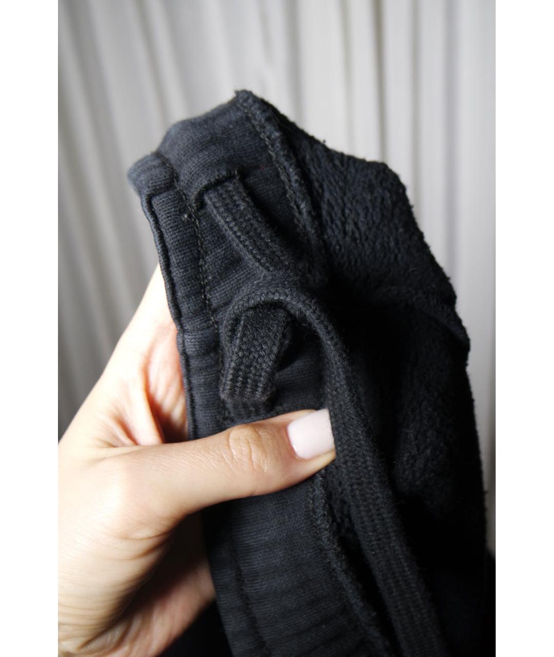 VETEMENTS Черные хлопковые повседневные брюки, фото 5