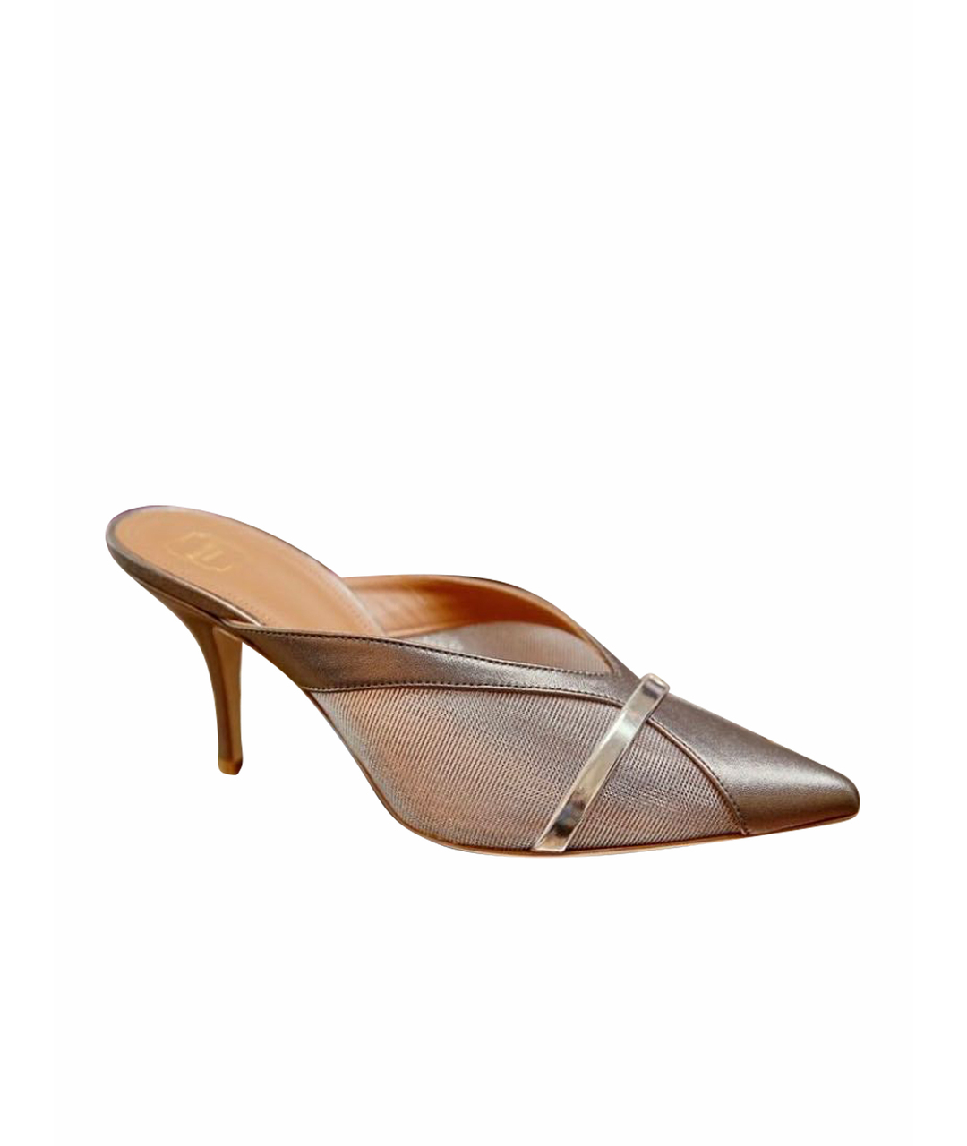 MALONE SOULIERS Золотые мюли, фото 1