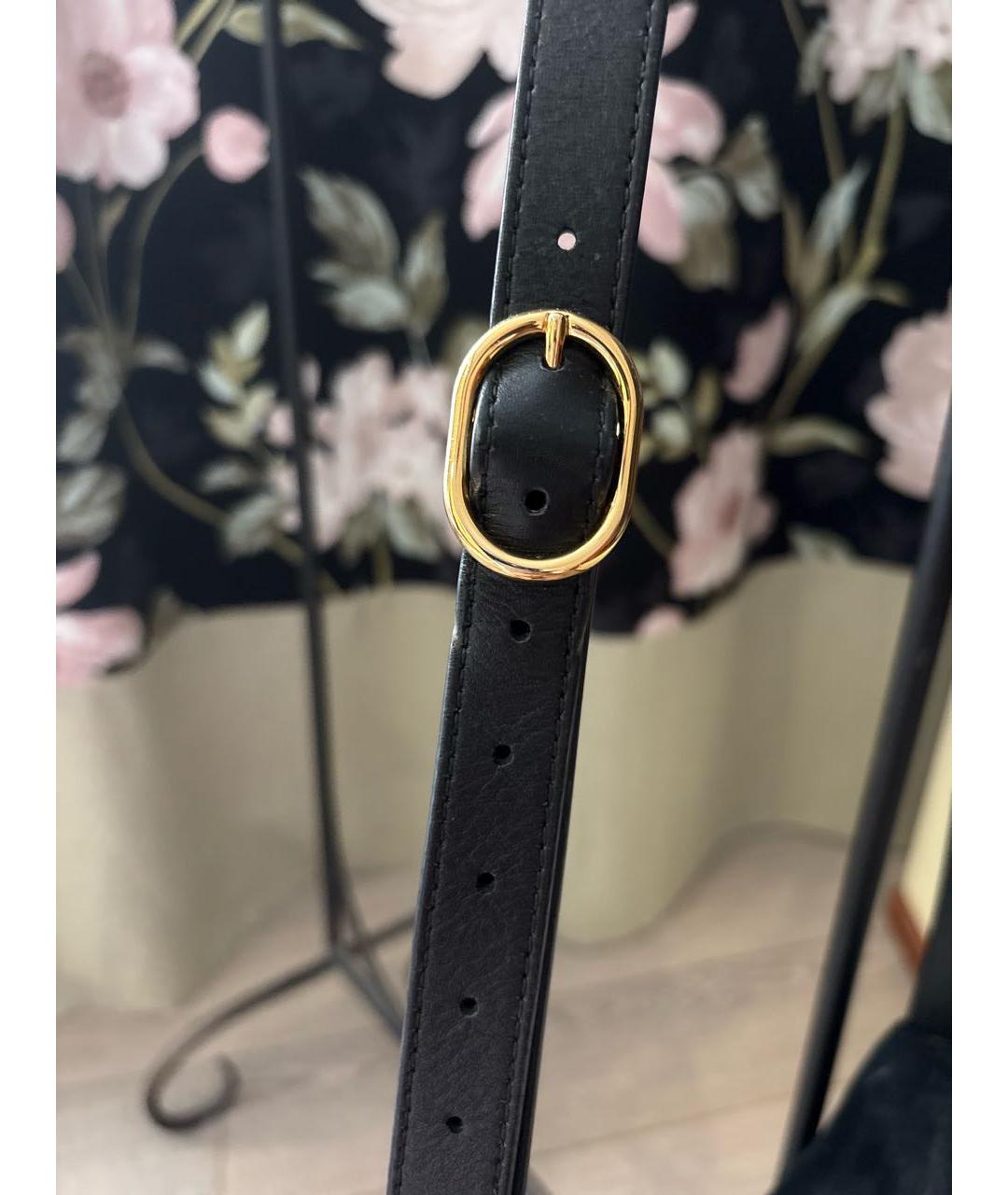 GUCCI Черная замшевая сумка через плечо, фото 8