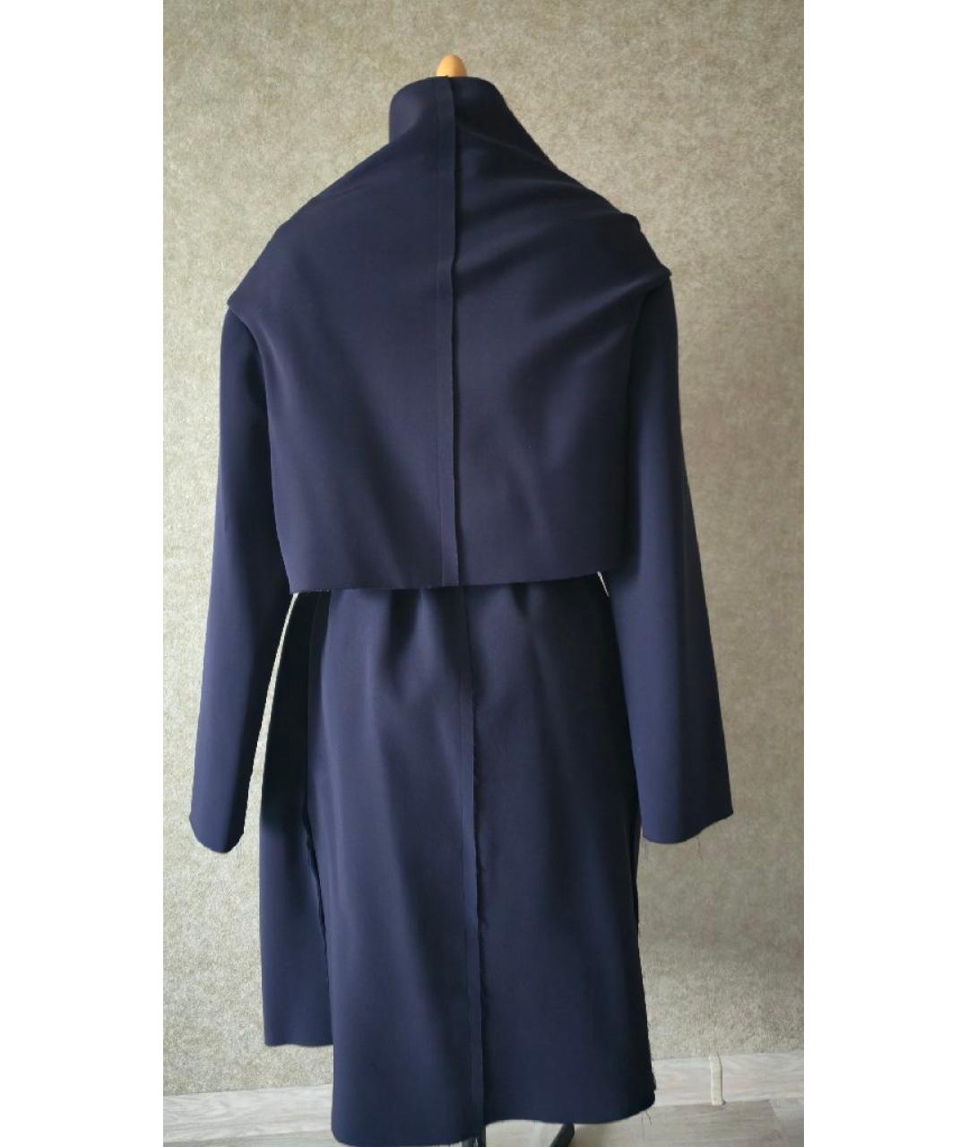 LANVIN Темно-синее пальто, фото 2