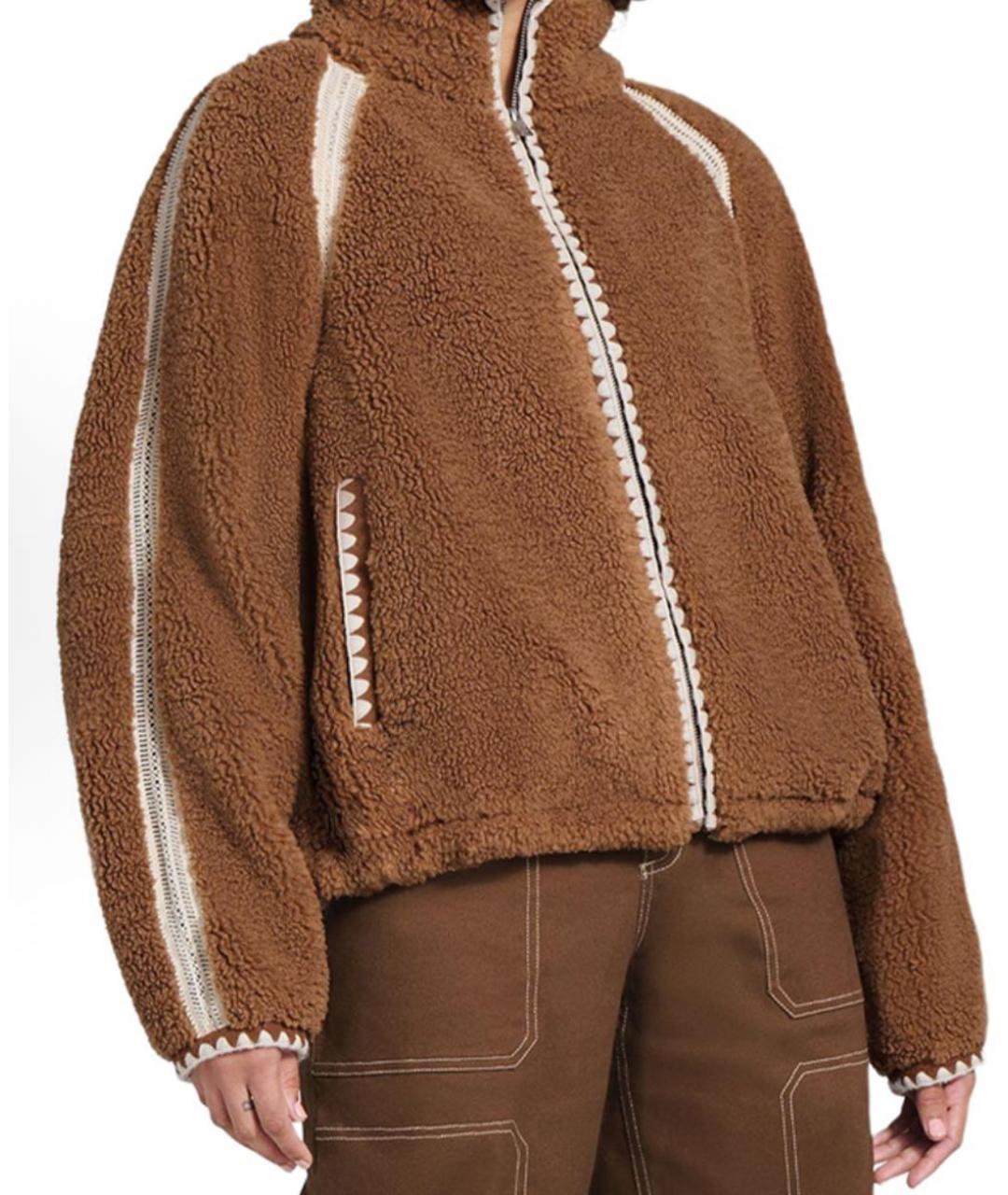 UGG AUSTRALIA Коричневая полиэстеровая куртка, фото 3