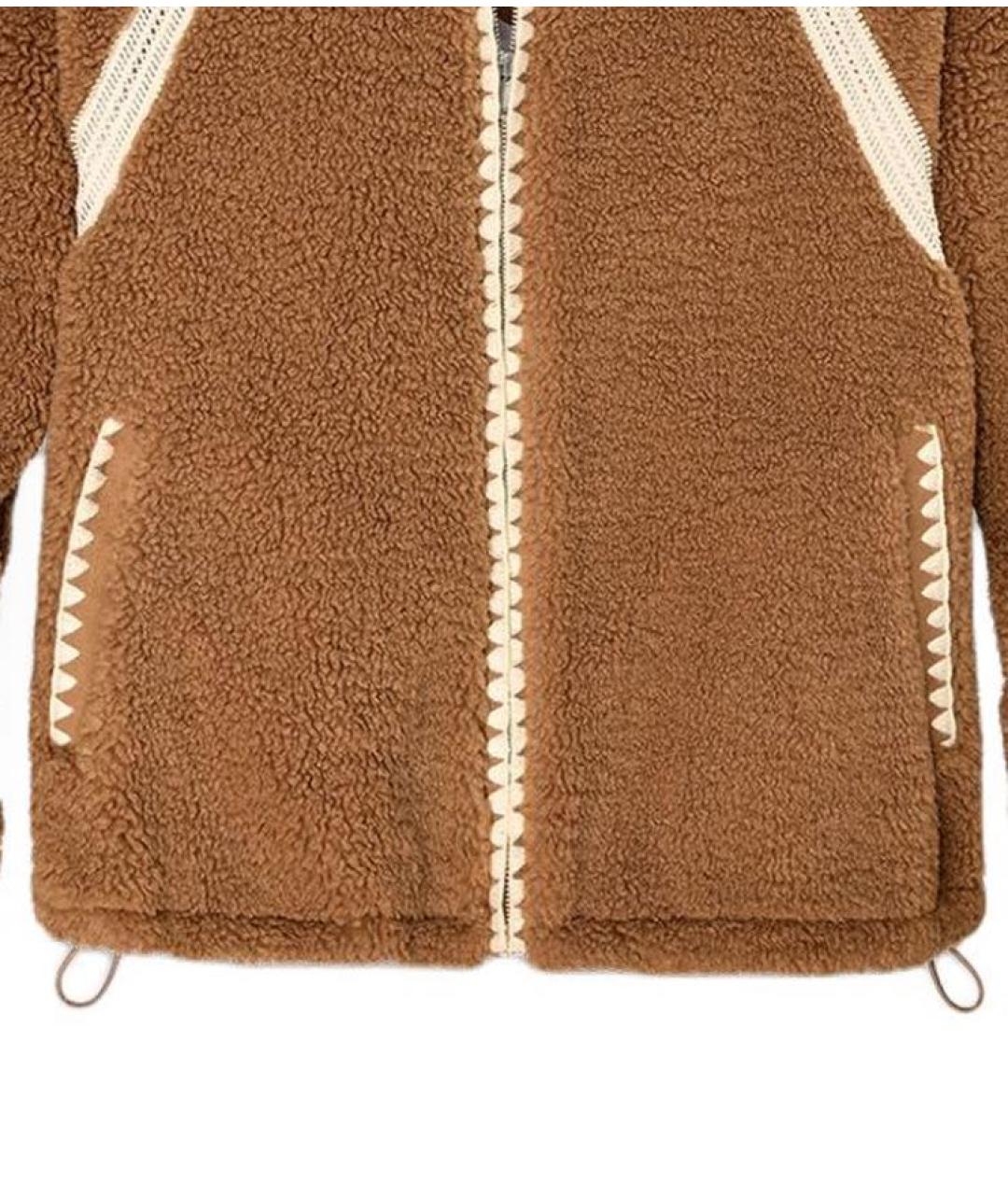 UGG AUSTRALIA Коричневая полиэстеровая куртка, фото 5