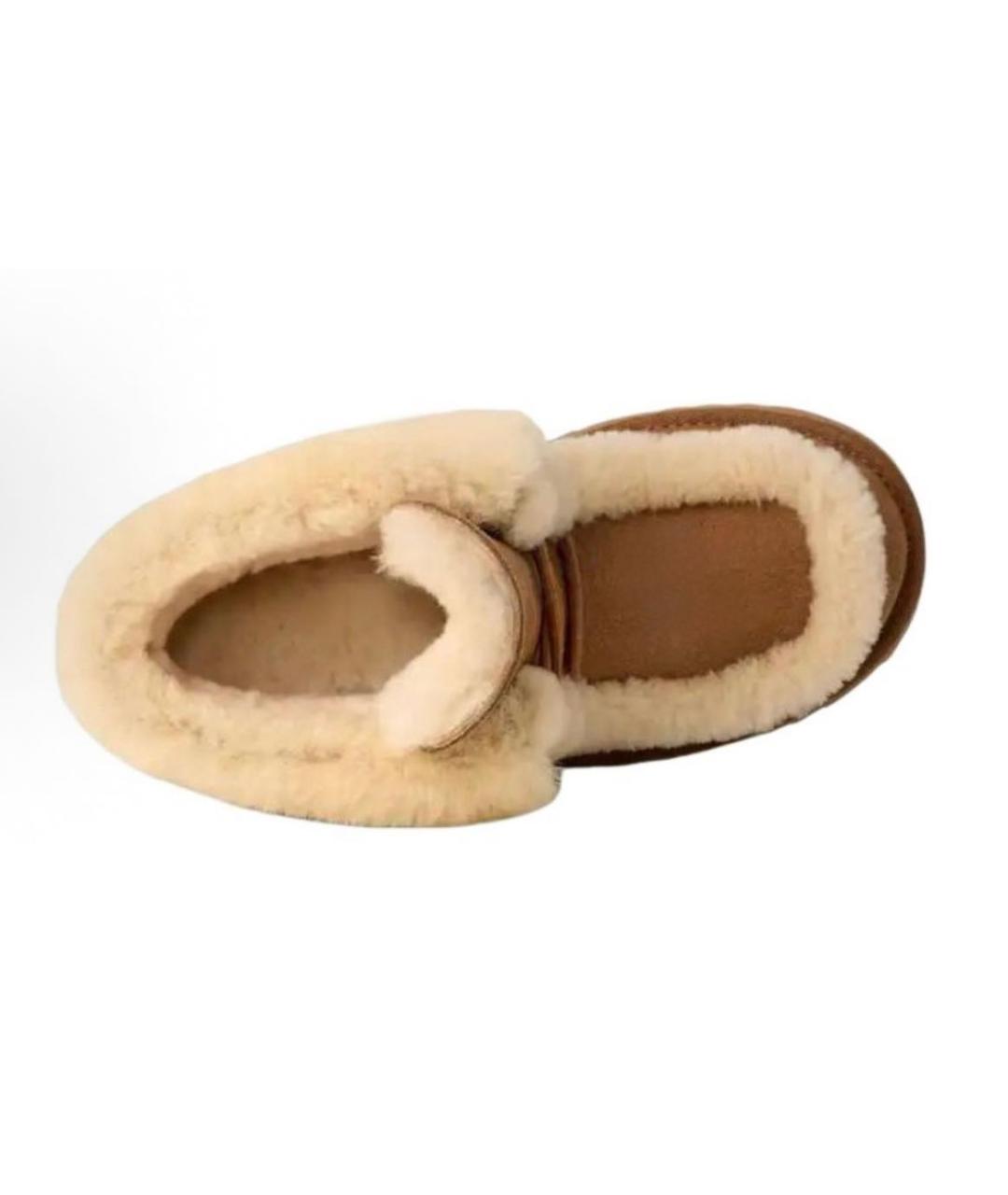 UGG AUSTRALIA Коричневые замшевые ботильоны, фото 3