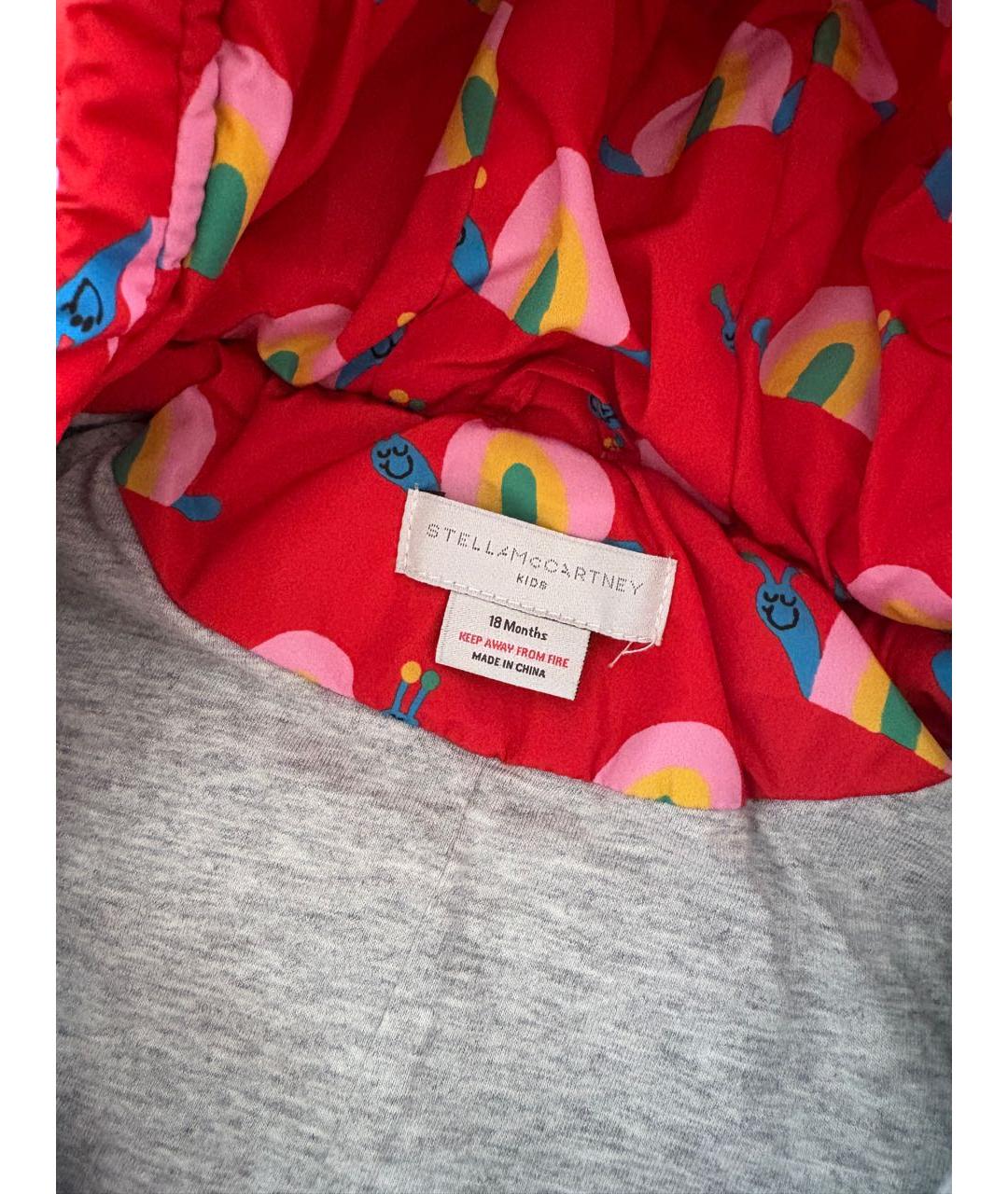 STELLA MCCARTNEY KIDS Красный полиэстеровый комбинезон, фото 3