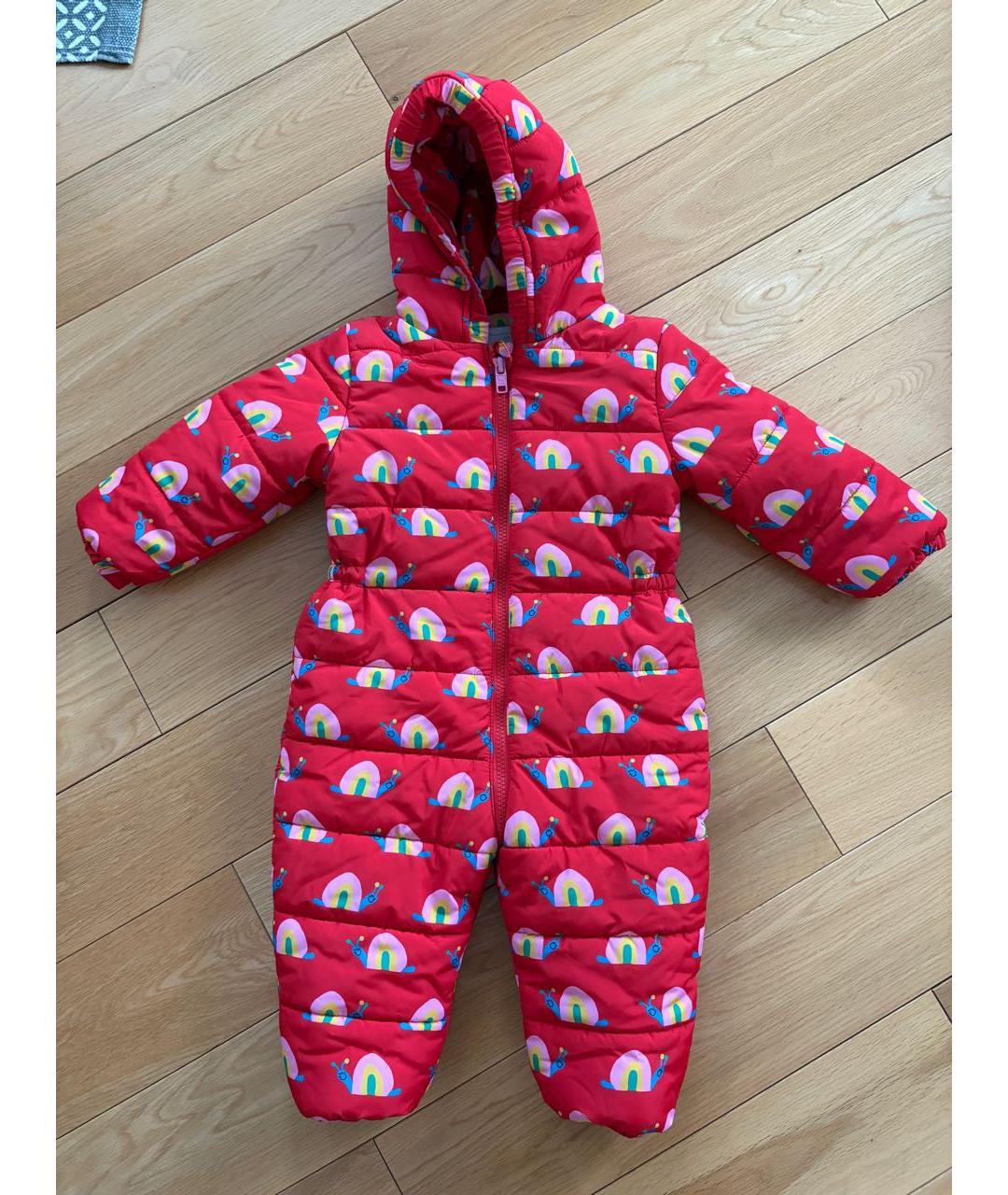 STELLA MCCARTNEY KIDS Красный полиэстеровый комбинезон, фото 4