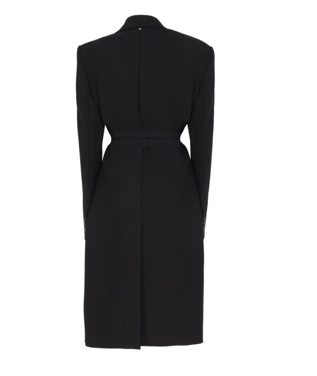 SPORTMAX Черное шерстяное пальто, фото 2