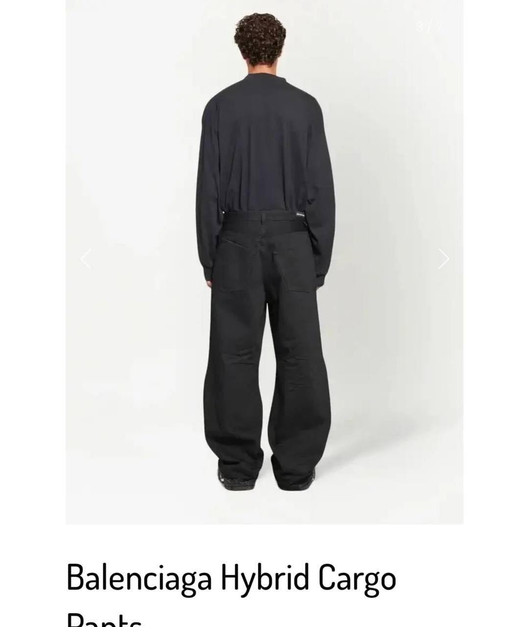 BALENCIAGA Черные джинсы, фото 4