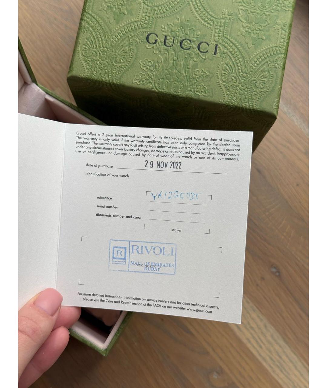 GUCCI Серебряные часы, фото 4