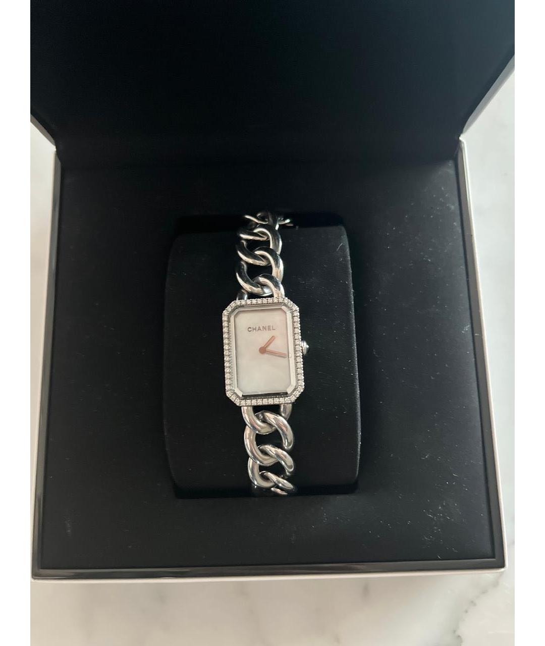 CHANEL Серебряные часы из белого золота, фото 7
