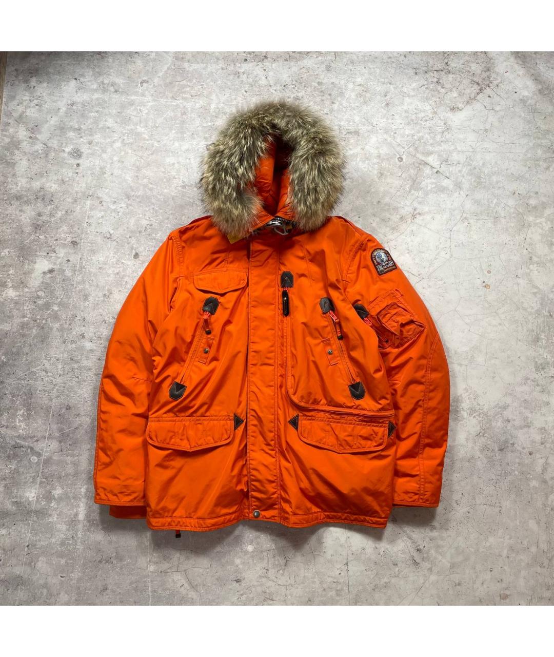PARAJUMPERS Оранжевая полиамидовая куртка, фото 10