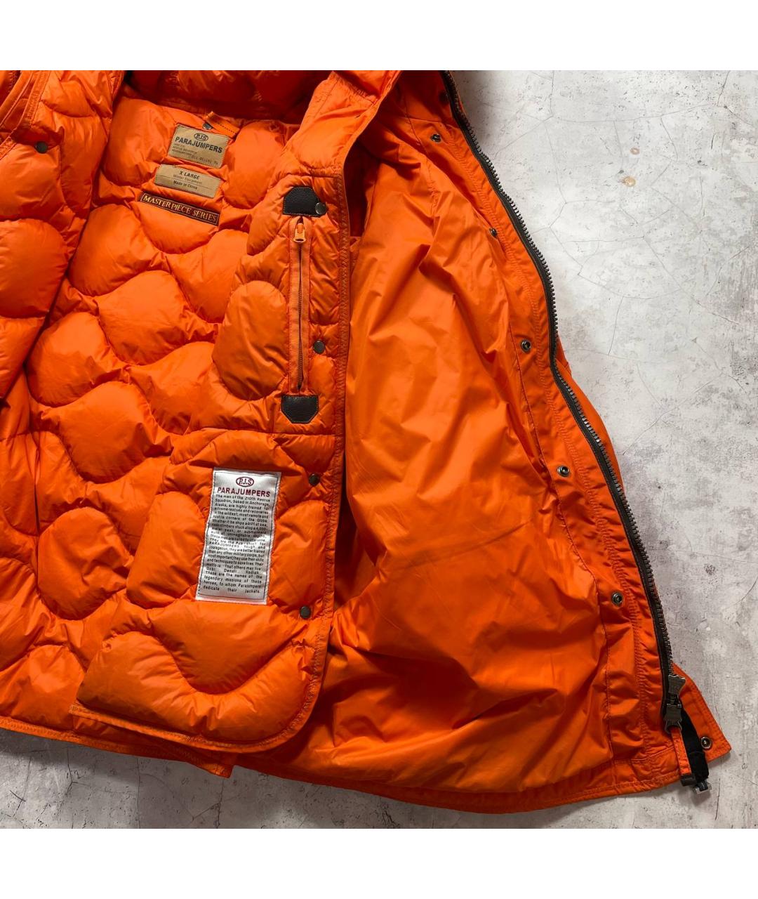 PARAJUMPERS Оранжевая полиамидовая куртка, фото 8