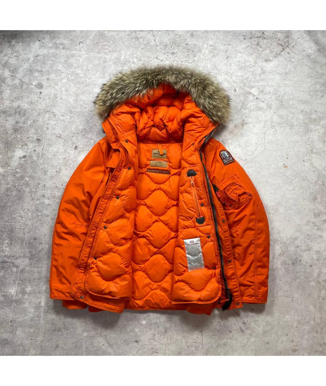 PARAJUMPERS Оранжевая полиамидовая куртка, фото 2