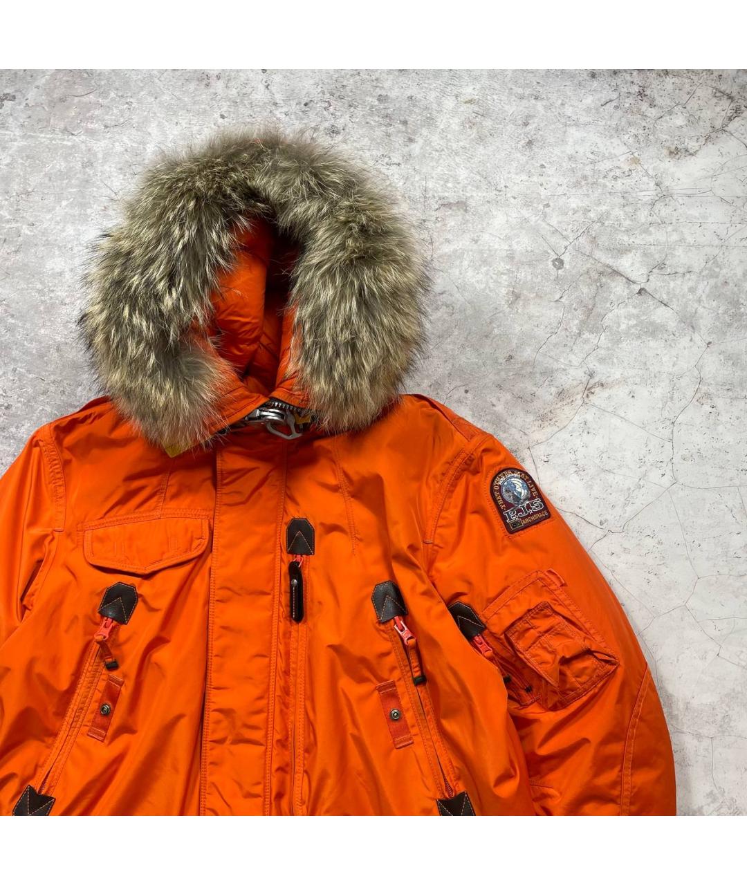PARAJUMPERS Оранжевая полиамидовая куртка, фото 5