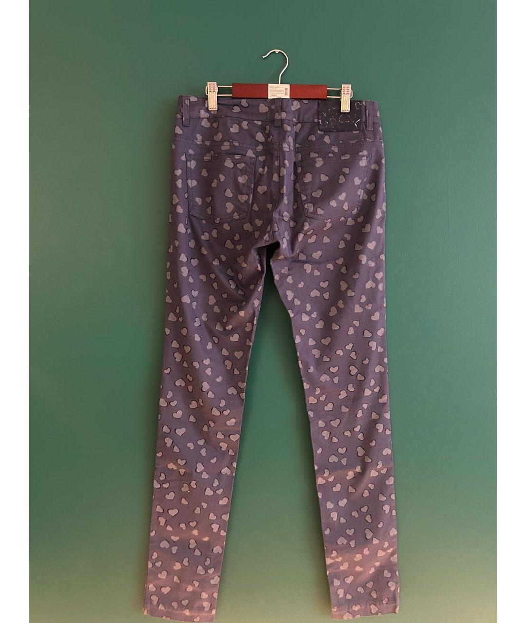GUCCI Темно-синие хлопко-эластановые прямые джинсы, фото 3