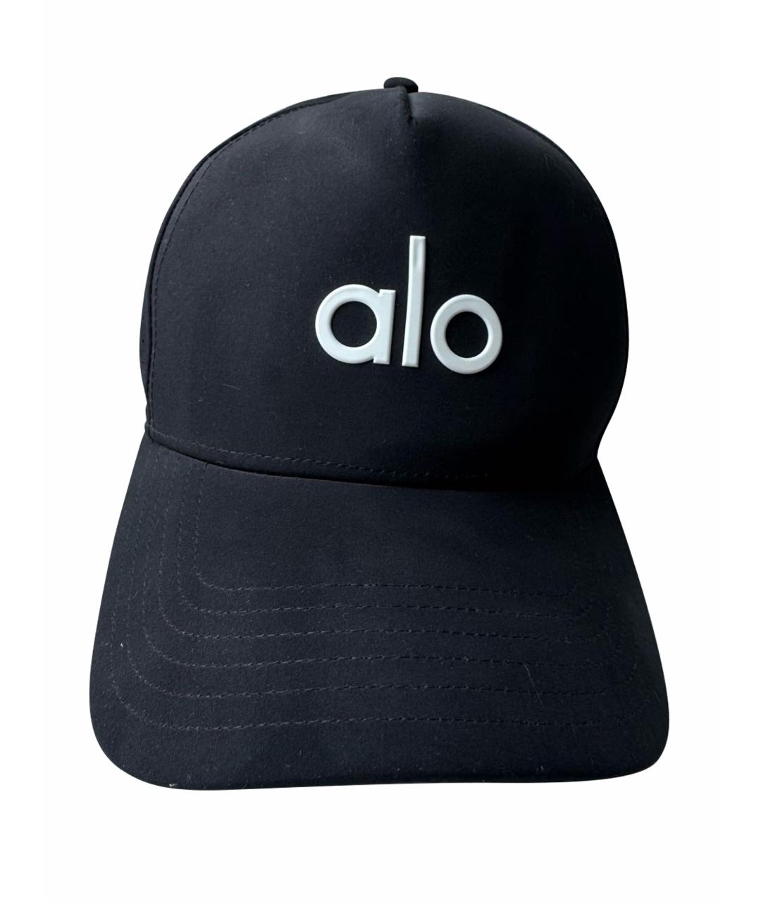 ALO YOGA Черная кепка, фото 1