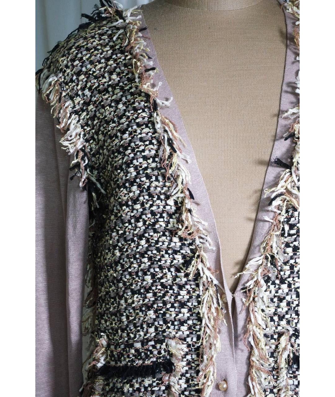LANVIN Розовый льняной кардиган, фото 4