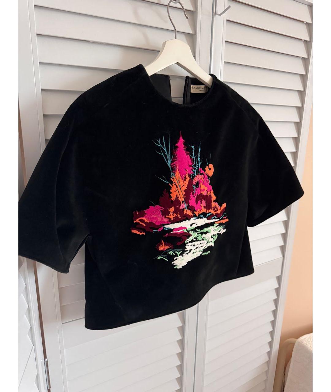 BALENCIAGA Мульти полиэстеровый джемпер / свитер, фото 4