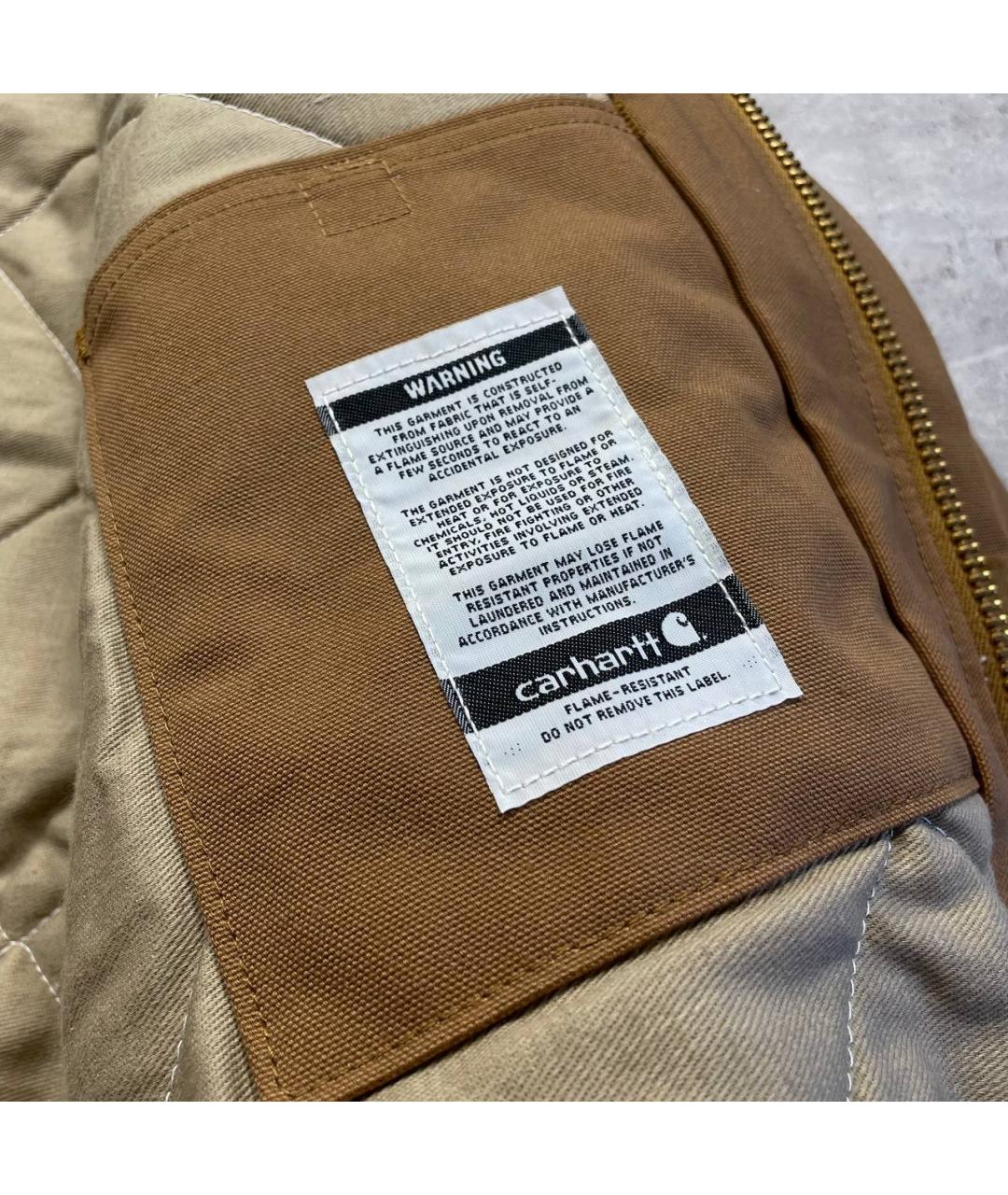 CARHARTT Коричневая хлопковая куртка, фото 9