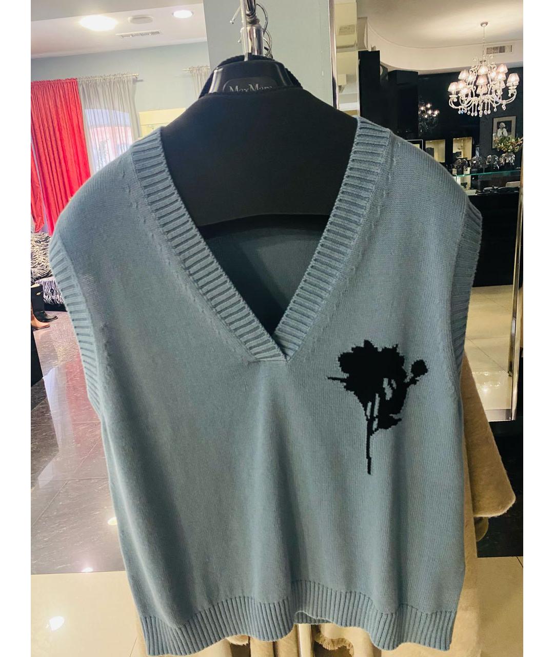 MAX MARA Хлопковая жилетка, фото 4