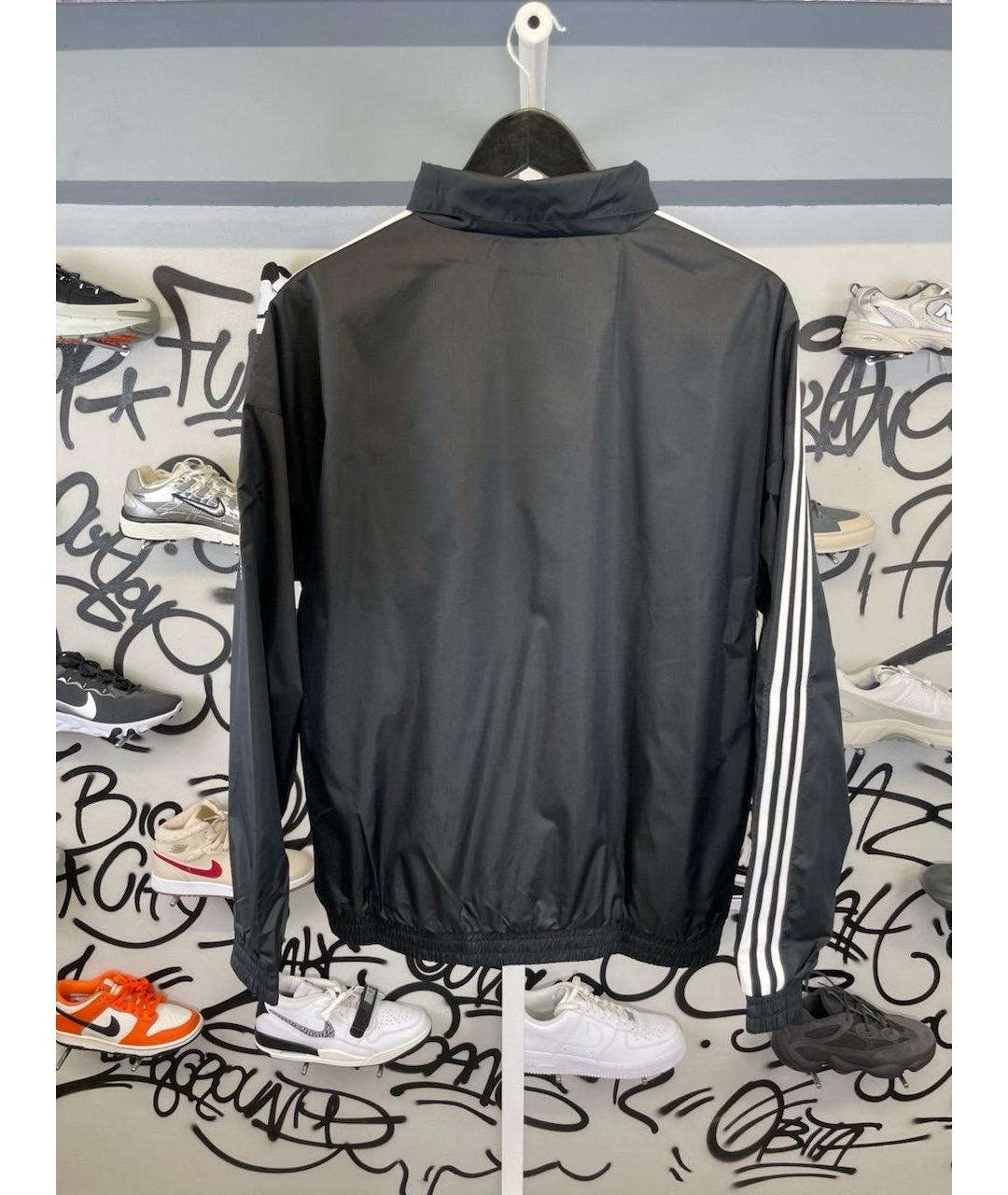 ADIDAS Черная полиэстеровая спортивная куртка, фото 3