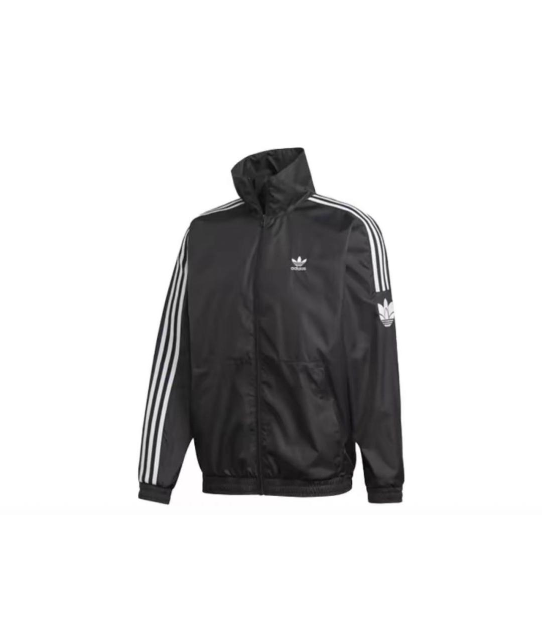 ADIDAS Черная полиэстеровая спортивная куртка, фото 8