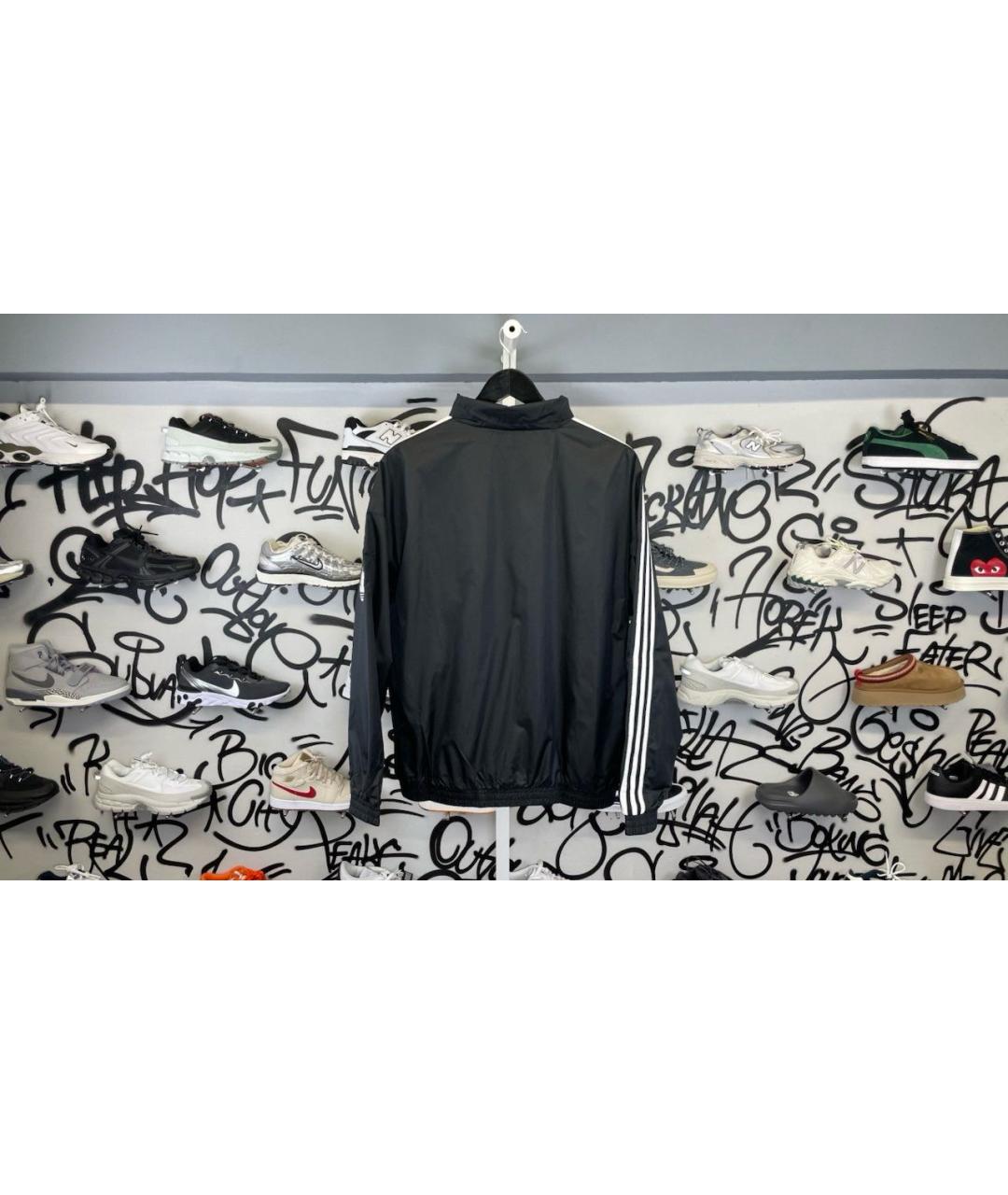 ADIDAS Черная полиэстеровая спортивная куртка, фото 7