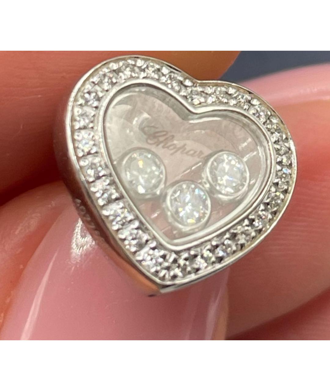 CHOPARD Золотые серьги из белого золота, фото 6