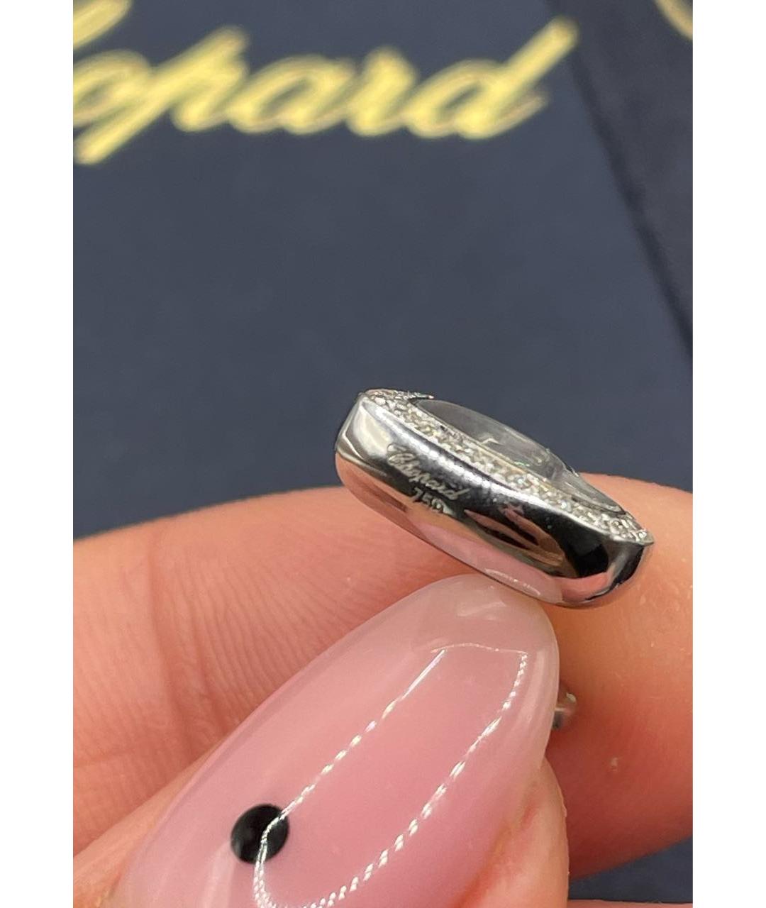 CHOPARD Золотые серьги из белого золота, фото 5