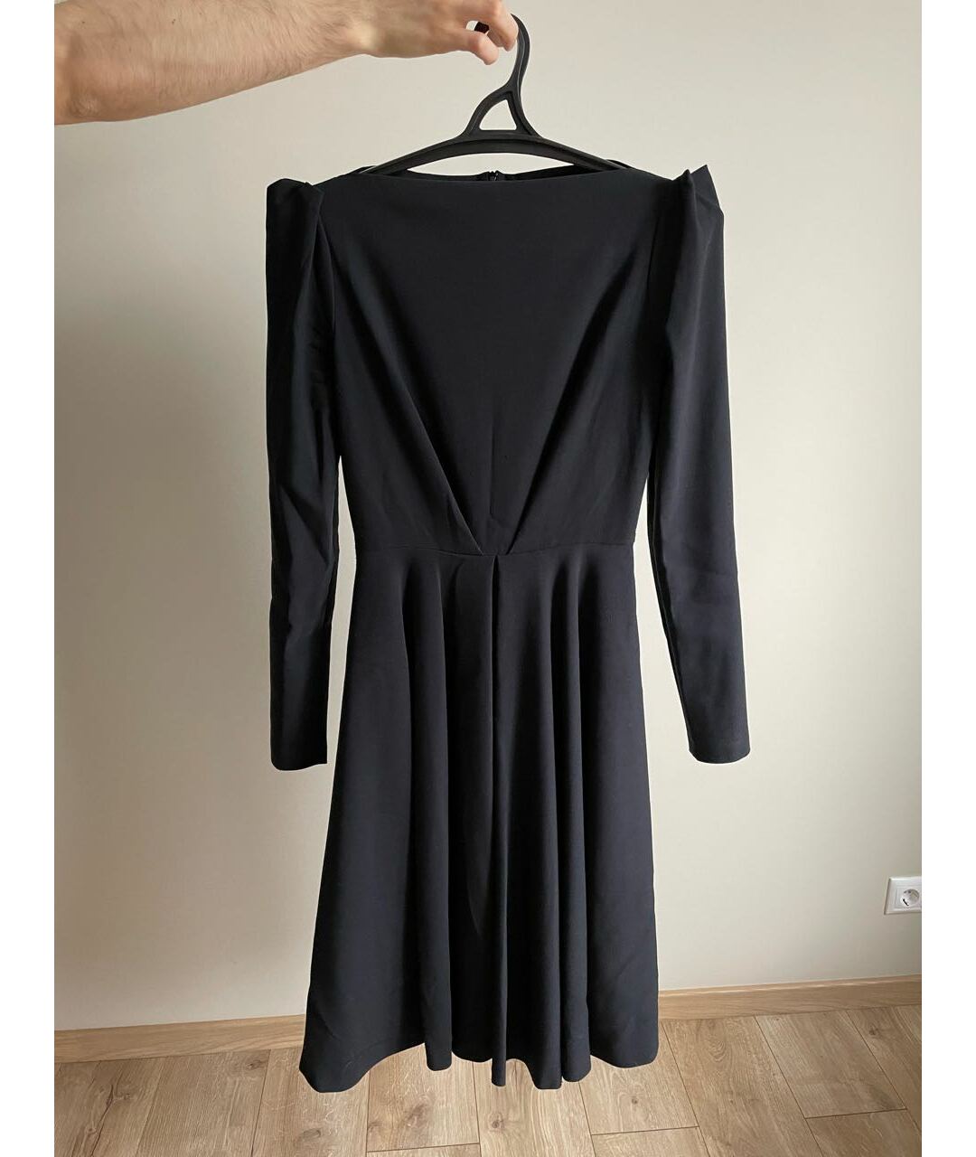 PLEIN SUD Черное вискозное повседневное платье, фото 9