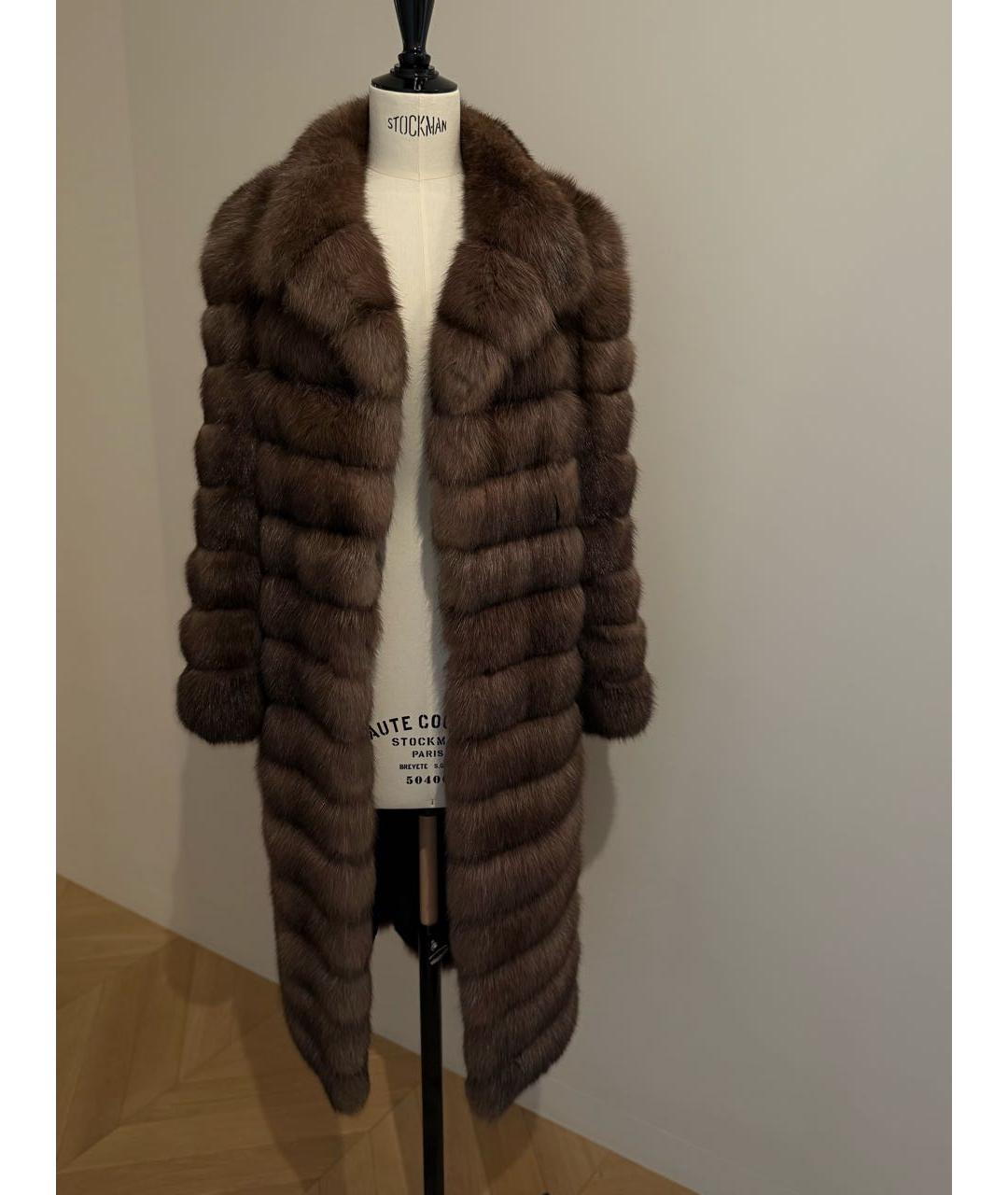 Milady Коричневая меховая шуба, фото 9
