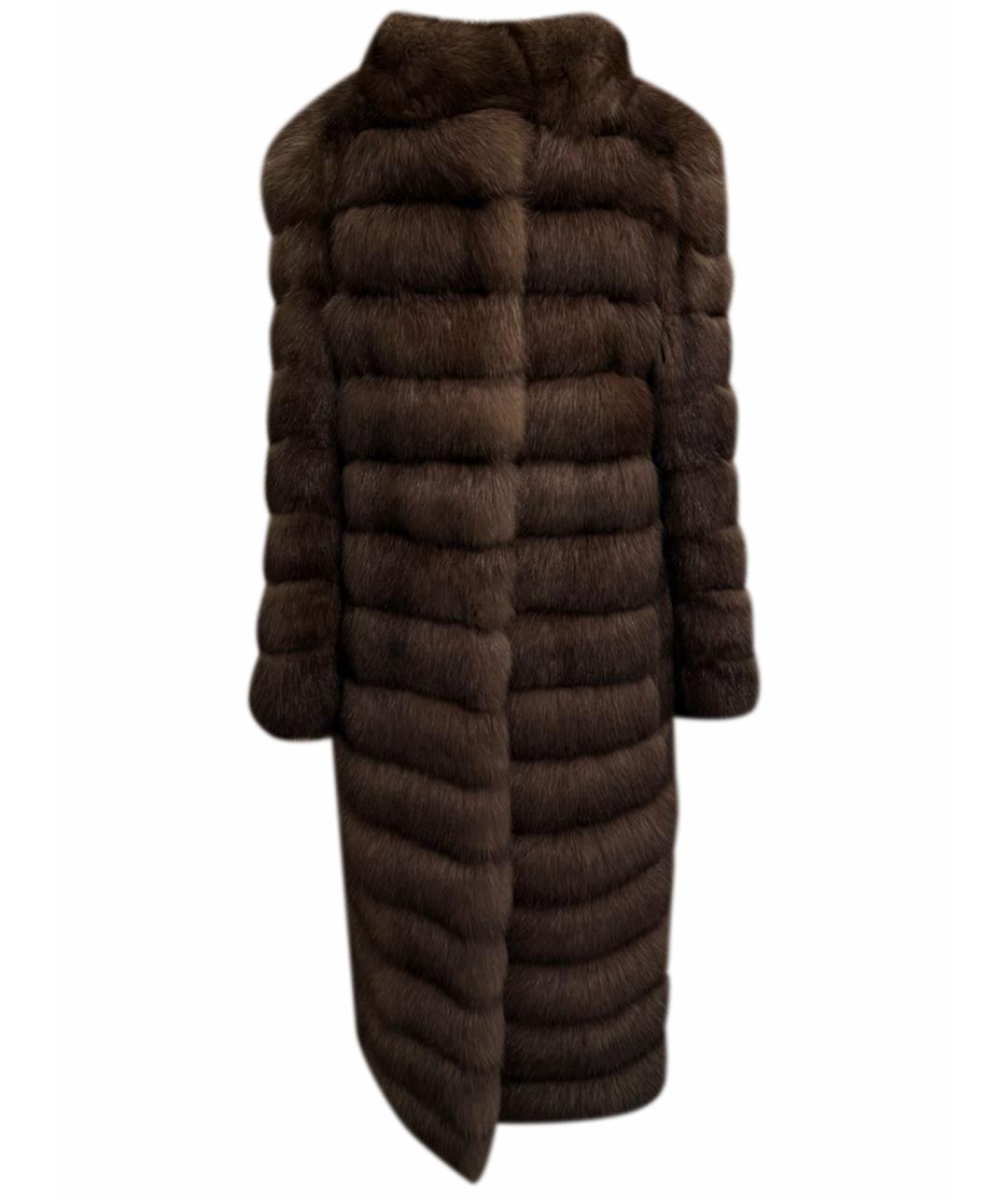 Milady Коричневая меховая шуба, фото 1