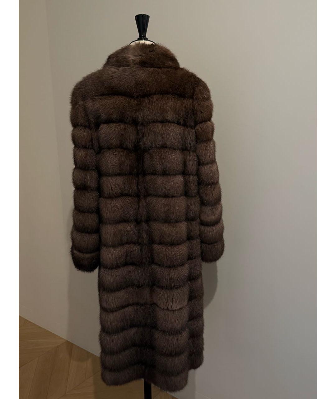 Milady Коричневая меховая шуба, фото 3