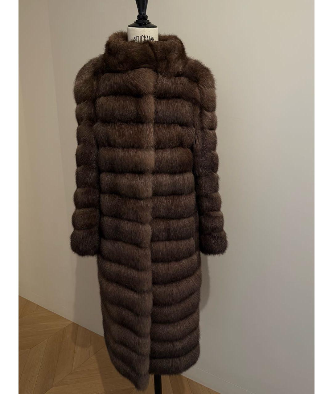 Milady Коричневая меховая шуба, фото 2
