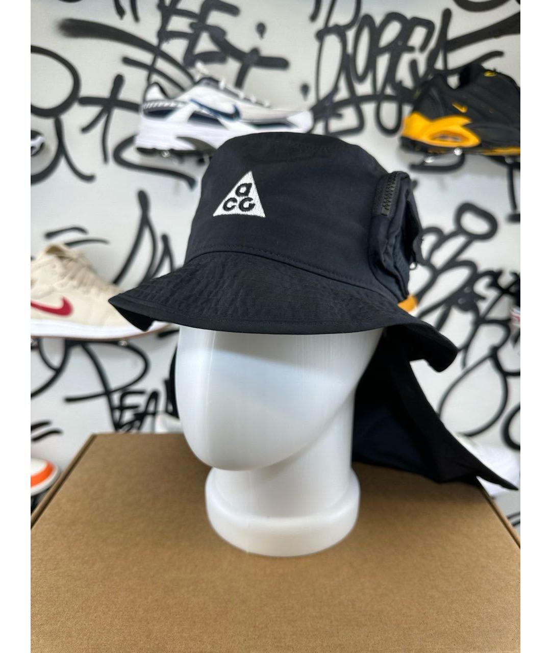 NIKE ACG Черная хлопковая шляпа, фото 2