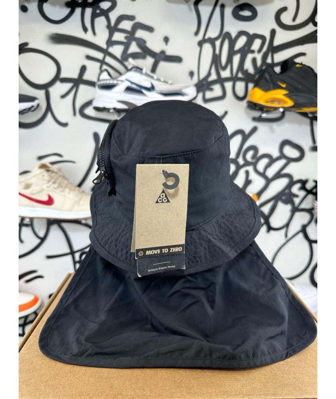 NIKE ACG Черная хлопковая шляпа, фото 8