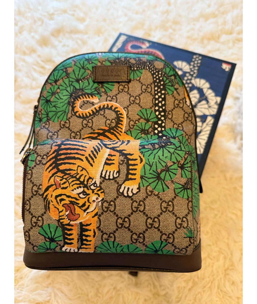 GUCCI Мульти кожаный рюкзак, фото 6