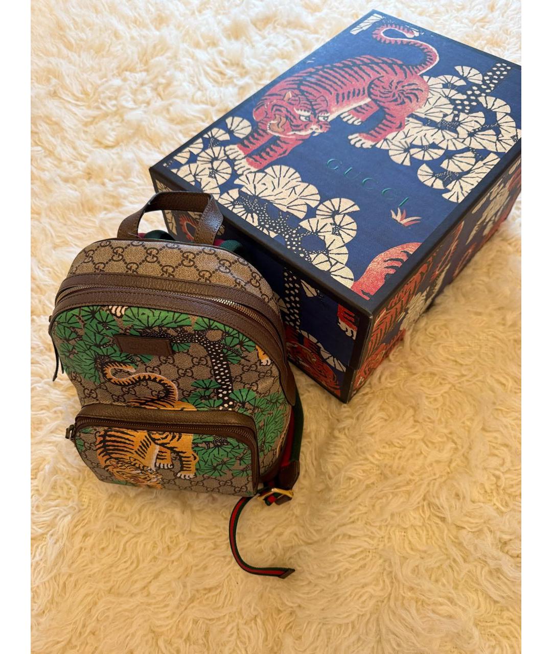 GUCCI Мульти кожаный рюкзак, фото 2