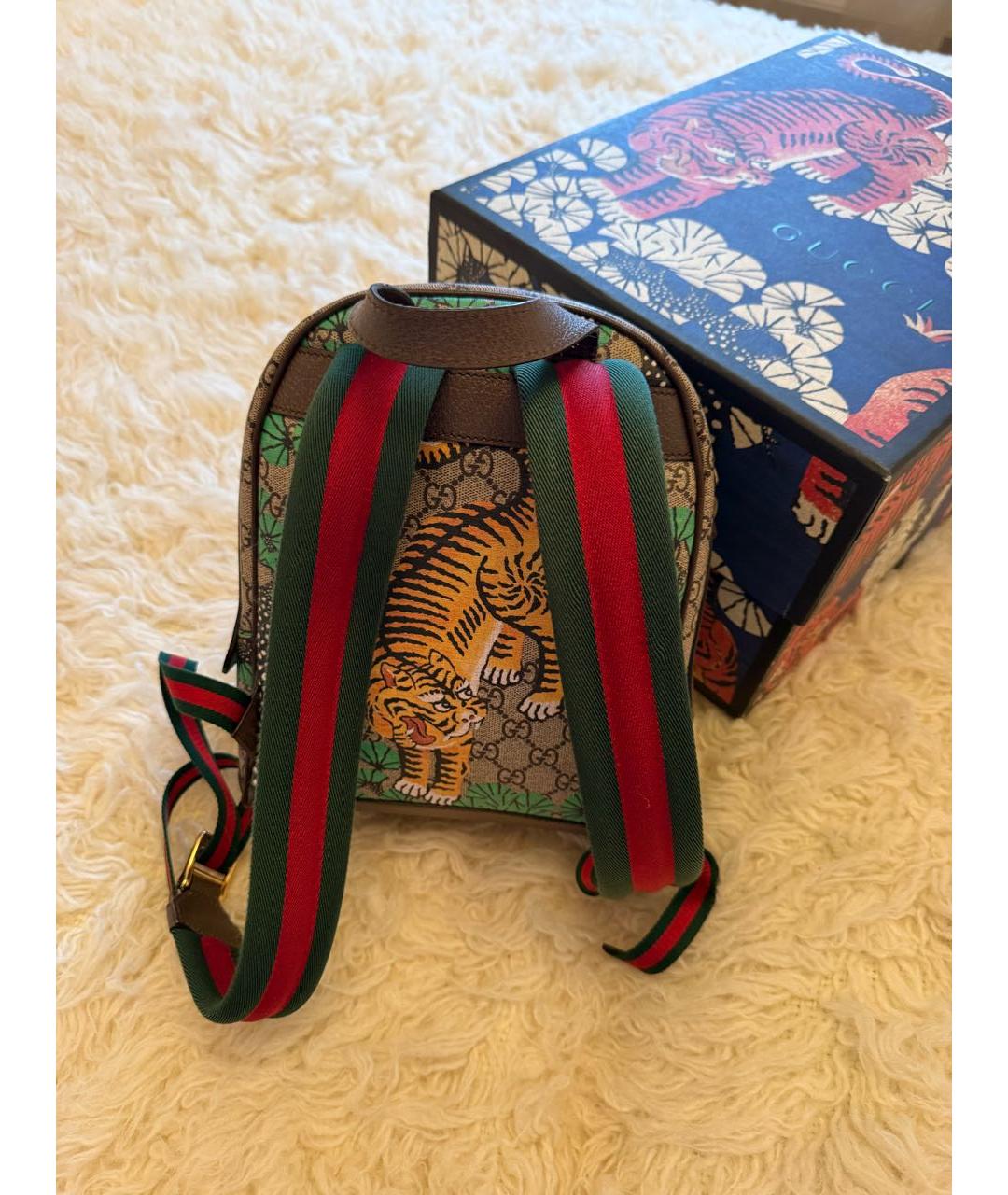 GUCCI Мульти кожаный рюкзак, фото 3