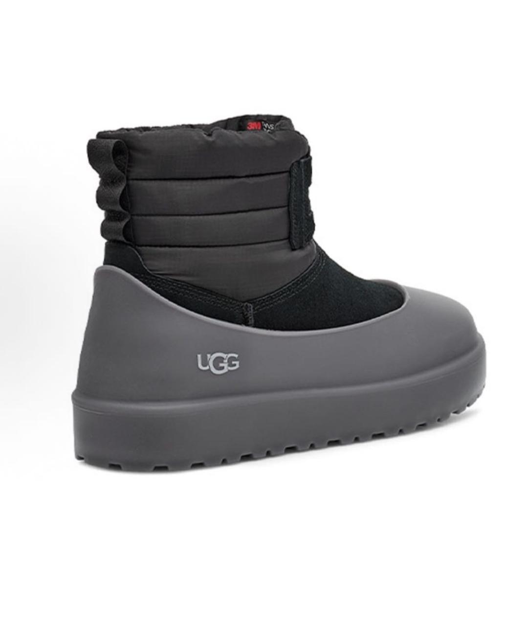 UGG AUSTRALIA Черные замшевые высокие ботинки, фото 2