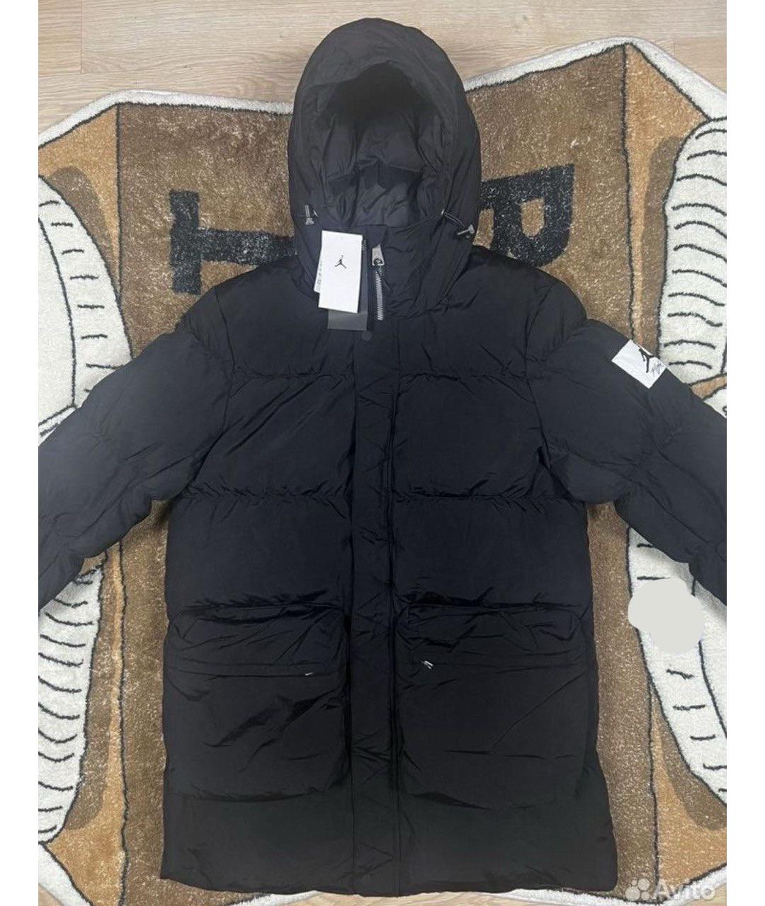 NIKE Черная полиэстеровая парка, фото 2