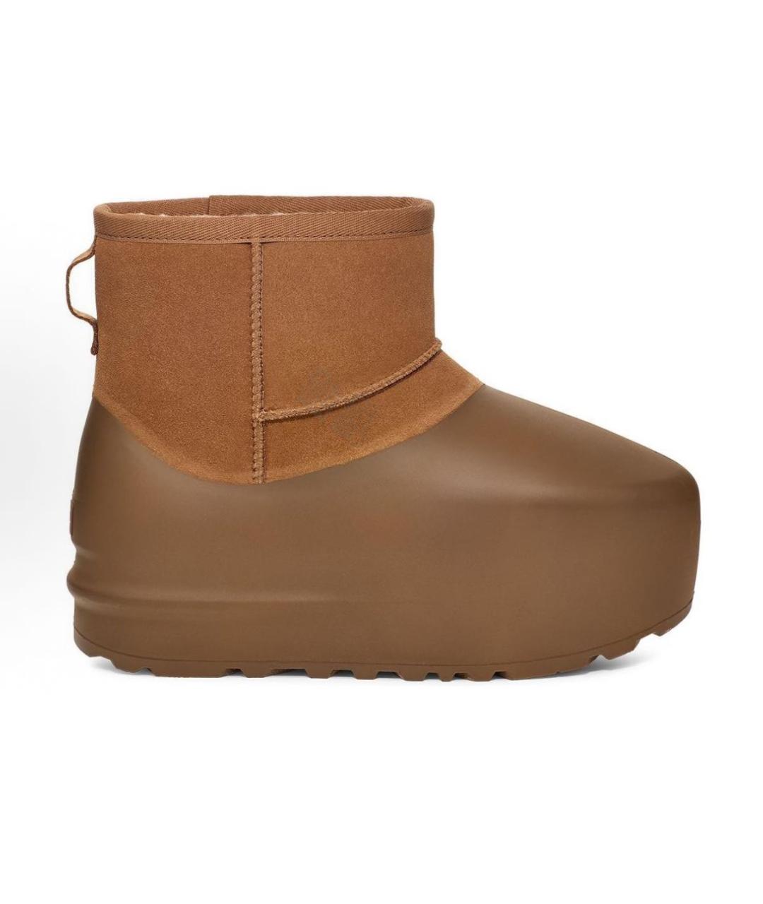 UGG AUSTRALIA Коричневые замшевые высокие ботинки, фото 2