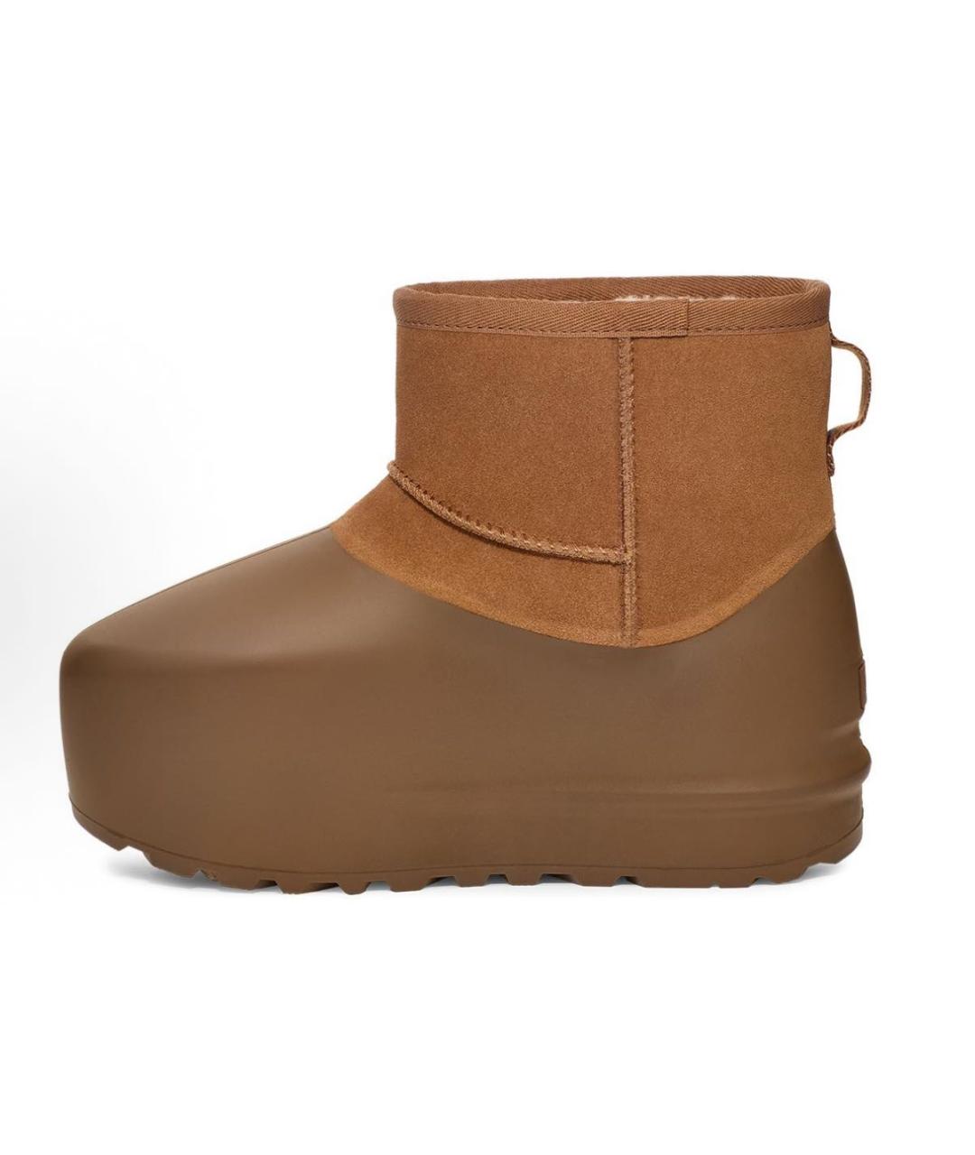 UGG AUSTRALIA Коричневые замшевые высокие ботинки, фото 9
