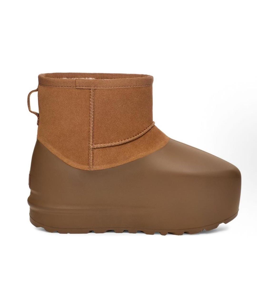 UGG AUSTRALIA Коричневые замшевые высокие ботинки, фото 10
