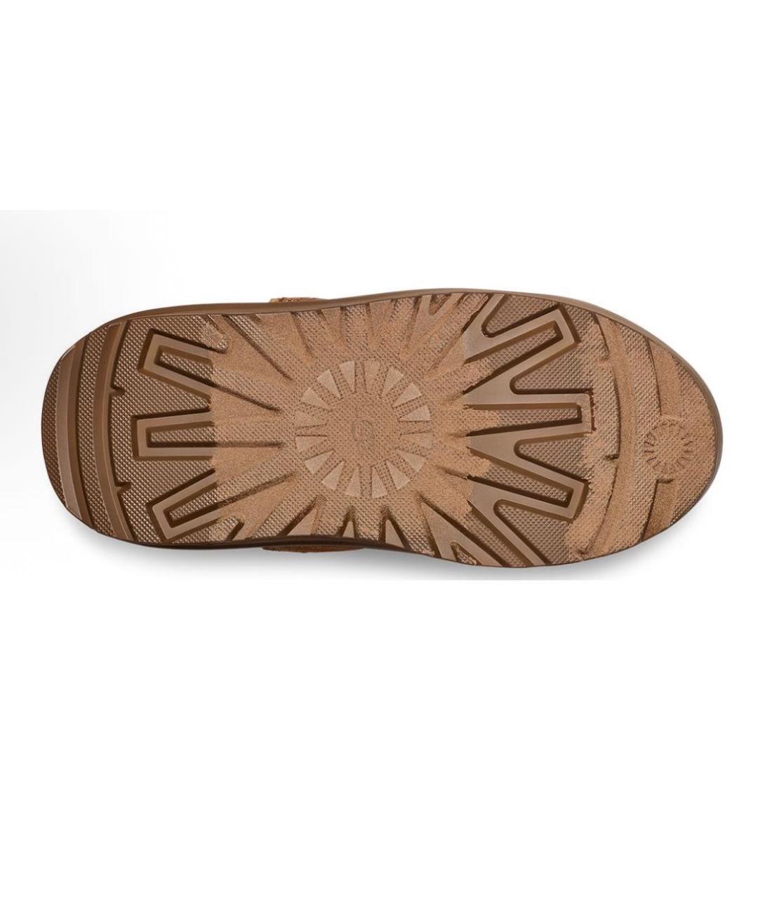 UGG AUSTRALIA Коричневые замшевые высокие ботинки, фото 6