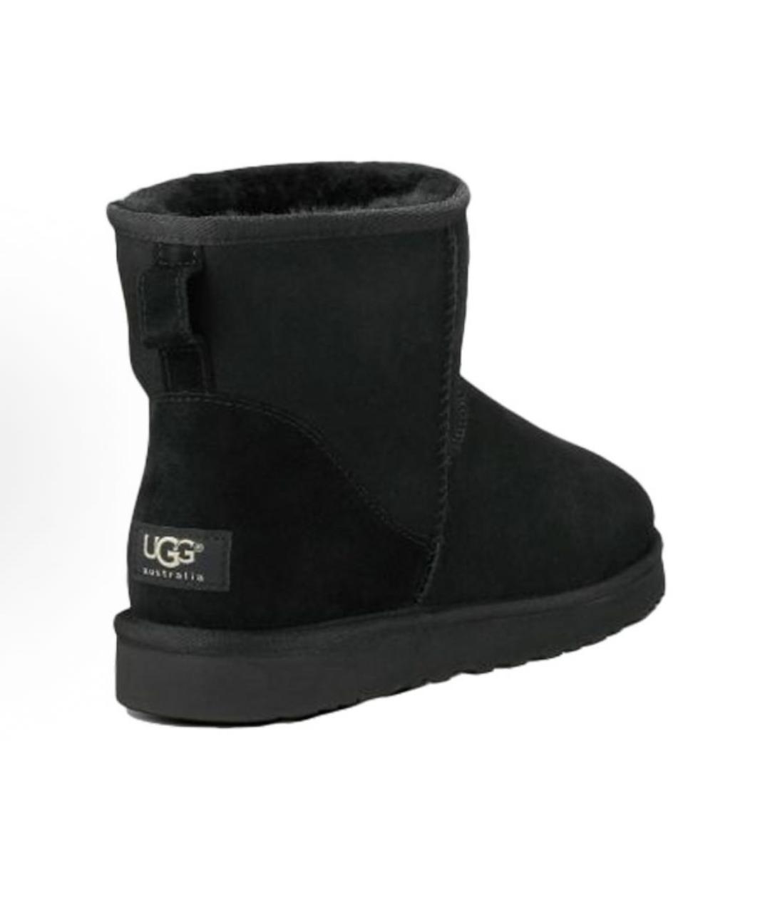 UGG AUSTRALIA Черные замшевые высокие ботинки, фото 2