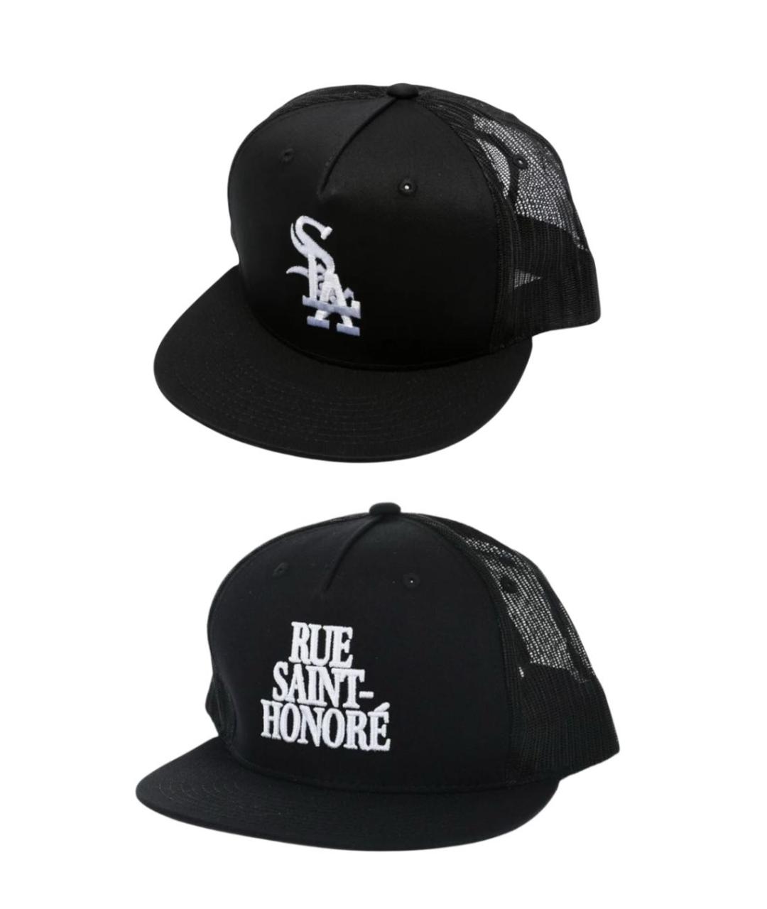 1989 STUDIO Черная хлопковая кепка/бейсболка, фото 1