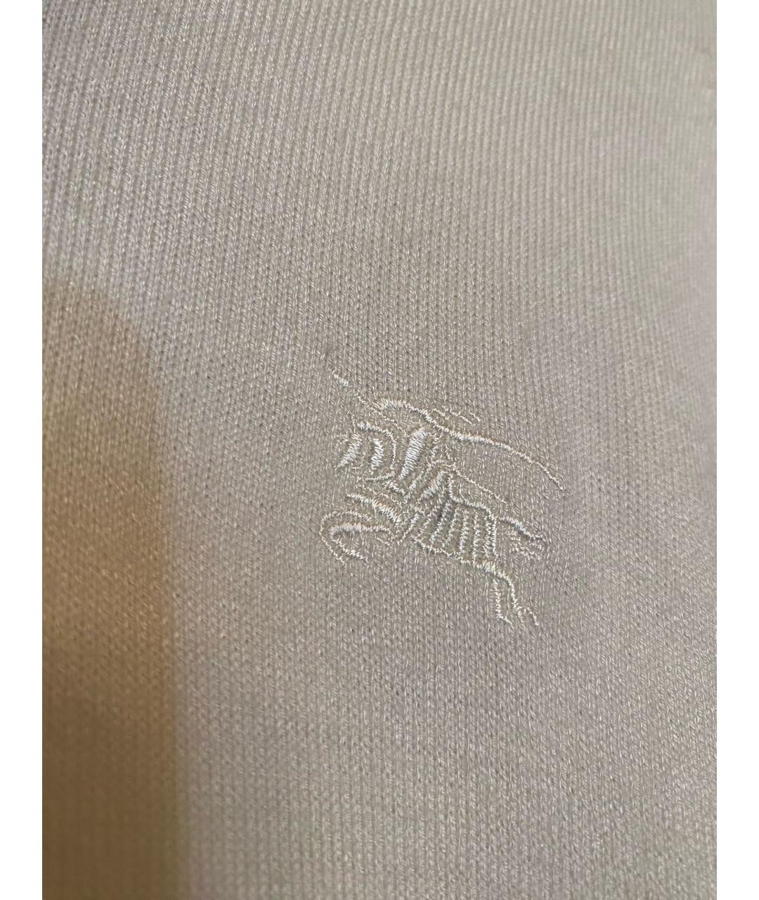 BURBERRY Белый вискозный джемпер / свитер, фото 4